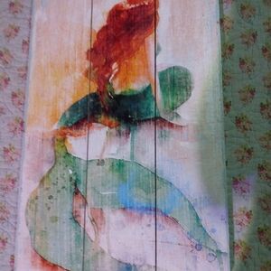Colorful Mermaid Wall Art